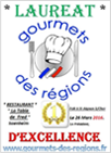 Gourmet des régions - certificat d'excellence